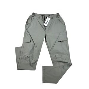 Rowe Women Olive Green Cargo Hiking Pants 28x30 Ripstop Nylon Spandex 701001